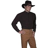 Scully Rangewear Men's Rangewear Pleated Inset Bib Shirt Big And Tall - Rw218x-Lgr