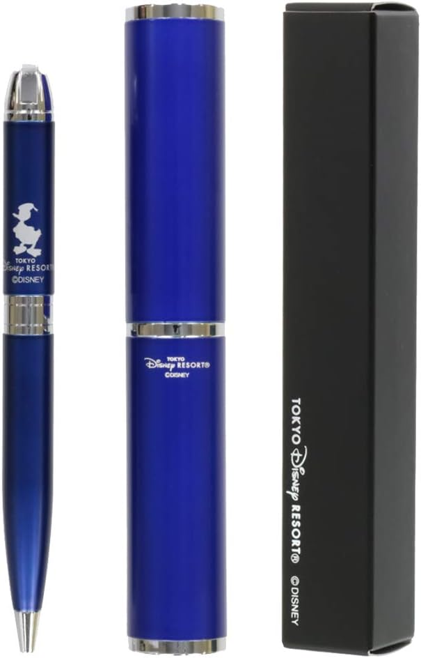 Amazon Co Jp 筒ケース付き ボールペン ドナルド ダック 青 ディズニー ペン おしゃれ シンプル 大人 ボールペン プレゼント ギフト に最適 リゾート限定 おもちゃ
