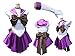 Koveinc Deluxe Sailor Moon Mars Costume Cosplay Uniform - 8 Colors Option