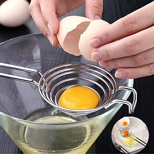 Egg separator, Egg Yolk White Separator Tool, Food Grade Stainless