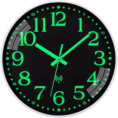 Top Angebot: NESIFEE Wanduhr - Leise Nachtlicht... für 16,99€ Angebot anschauen!