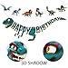 2 Pack Dinosaur Birthday Banner- 3D Dinosaur Happy Birthday Banner-Best Dinosaur Party Supplies?Jurassic World Party Supplies, Dinosaur Party Favors?6-7 Feet?