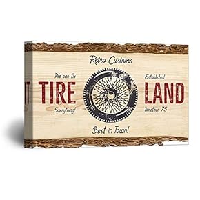 Canvas Wall Art Abstract Rustic Style...