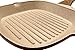 WaxonWare 11 Inch Non Stick Deep Square Grill Pan & Griddle With Marbellous (A 100% PFOA Free Coating Made In Germany)- For Steak, BBQ, Chicken, Fish, Meat