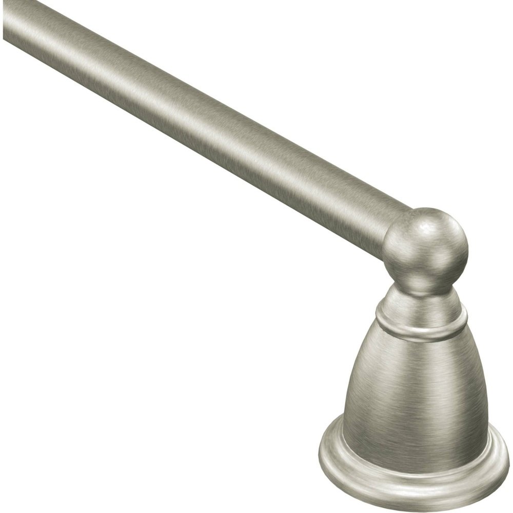 Moen YB2218BN Brantford 18-Inch Towel Bar, Brushed Nickel — image 1