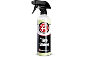 ADAM'S POLISHES Adam's Tire Shine 16oz - Easy to Use Spray Tire Dressing W/ SiO2 for Glossy Wet Tire Look w/No Sling | Works on Rubber, Vinyl & Plastic | USA Made