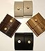 1 Pair Mini Walnut Hang-Ups Quilt Clamps Clips - Small