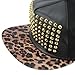 KPOP GD/G-dragon Leopard Spike Gold Studs Rivet Hiphop Baseball Cap Snapback Hat