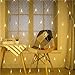 Ollny Net Lights Outdoor Mesh Light 10x7ft, 210LED Connectable Christmas Net Lights with 8 Modes, IP67 Waterproof Bush Light for Tree Wall Ceiling Outside Decorations, Warm White