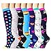 Bluemaple 4 Pack Compression Socks for Women and Men -Best Support for Medical,Running,Nursing,Athletic