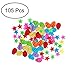 TOPCABIN Bike Wheel Spokes 105 PCS with Different Designs Cute Biking Accessories for Kids Colorful Bicycle Spokes Decorations Cool Cycling Gear Gift for Girls Spoke Beads