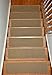 Stair Treads Collection Indoor Skid Slip Resistant Carpet Stair Tread Treads (Beige, Set of 13 (8 in x 30 in))