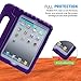 HDE Kids Case for iPad Mini 2 3 -Shock Proof Rugged Heavy Duty Impact Resistant Protective Cover Handle Stand for Apple iPad Mini 1 2 3 Retina (Purple)