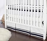 Just Born Crib Skirt, Navy