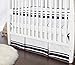 Just Born Crib Skirt, Navy