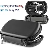 Insten For PSP Go Case , Premium Hard New Black Airform Carrying Case Compatible with Sony PSP Go PSPGo Console Gamer Accessory