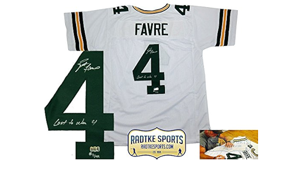 brett favre autographed jersey