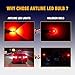 ANTLINE Newest 1157 LED Bulb Brilliant Red (2 Pack), 9-30V Super Bright 1600 Lumens 2057 2357 7528 BAY15D 52-SMD LED Lamps with Projector for Replacement, Work as Tail Brake Turn Signal Blinker Lights