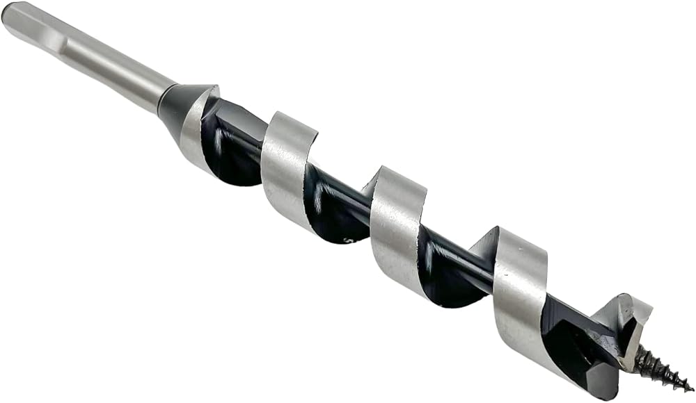 YOKOCUT Auger Drill Bit 25mm x 230mm Hex Shank Wood Plastic Drywall