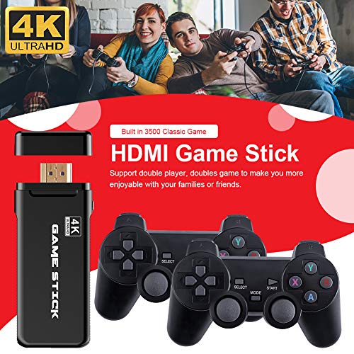 Insuwun Usb Wireless Console Game Stick 2 4g Wireless Gamepad Hdmi Output Dual Player Built In