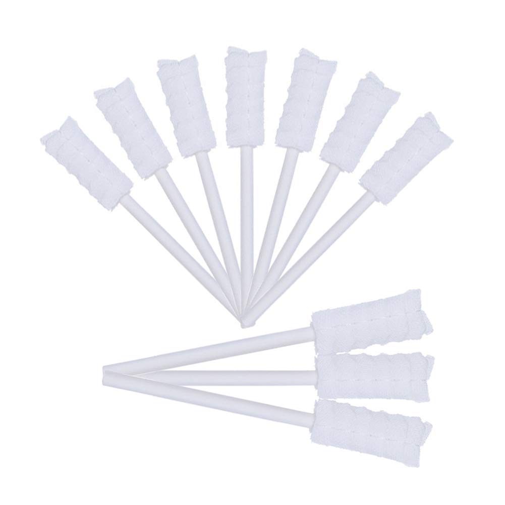 10PCS/Set Disposable Baby Toothbrush Tongue Cleaner Gauze Toothbrush Infant Oral Cleaning Stick Dental Care