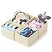 Set of 3 Drawer Organizer - EZOWare Closet / Dresser / Nursery Storage Drawer Container Bins Basket for Bras, Socks, Underwear, Tie, Scarves, Gloves, School Supplies, Diapers, and more
