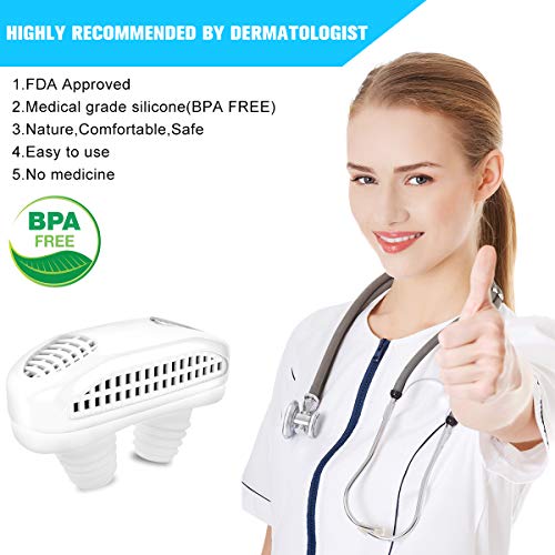 image for QUIETIMER 2-in-1 Anti Snoring Devices, Snoring Solution Nasal Dilator 