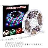 SPARKE LED Strip Lights Non-Waterproof 32.8Ft (10M) 600leds 60leds/m Flexible Color Changing RGB 24V SMD3528 LED Tape Light(Power Supply and Remote are Not Included)