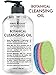 Deep Cleansing Oil - 100% Pure & Natural, 9 fl oz with Sponges - Botanical Facial Cleanser, Eye Makeup Remover, Stretch Mark oil & Massage Oil