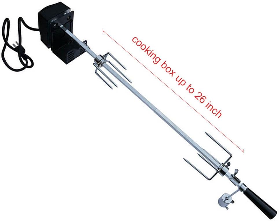 onlyfire 6021 Universal Grills Rotisserie Kit for Use with Most 2-3 Burners(Excluding Weber Gas Grill), 31 1/2 Inch Square Spit Rod, 110V Electric Motor : Garden & Outdoor