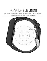 Band for Garmin VIVOACTIVE HR Watch, Soft Silicone Wristband Replacement Band for Garmin Vivoactive HR Sports GPS Watch