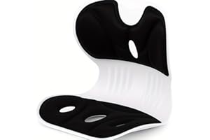 U139 Ergonomic Back Support Seat Cushion - Breathable Lumbar Support for Office Chair & Desk - Portable Posture Friendly Chai