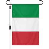 Italy Garden Flag 12x18 Inch Double-Sided Vivid Color Italy Flag Indoor and Outdoor Decor for Yards, Lawns, Streets, Parade, Celebration Activities