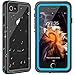 MYJOJO iPhone 7 Waterproof Case iPhone 8 Waterproof Case, 2019 Full Body Protective Shockproof Sandproof Dirtproof IP68 Underwater Outdoor Waterproof Case for iPhone 7 & iPhone 8 (Blue/Clear)