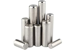 Yesallwas 150Pcs 8 Kinds M2 M3 M4 M5 304 Stainless Steel Dowel Pins Assortment Kit