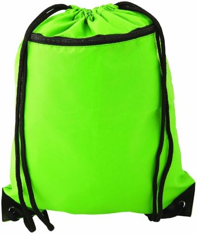 Bags for Less™ Deluxe Drawstring Backpack Tote Bag, Lime
