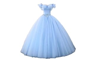 Datangep Women's Lace up Ball Gown Long Quinceanera Dress with Pleated Straps