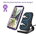 iPhone 11 Pro Max Case, Waterproof Full Body Rugged Clear Slim Case with Built-in Screen Protector Heavy Duty Shockproof Cover Dirtproof Underwater Cases for Apple iPhone 11 Pro Max (Purple Back)