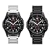 Gear S3 Classic Band/Gear S3 Frontier Band,Acestar Premium Solid Stainless Steel Watch Band Link Bracelet Strap for Samsung Gear S3 Classic Gear S3 Frontier sports Smart Watch (Silver+Black)