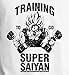 Training To Go Super Saiyan Shirt Funny Anime Manga Naruto Dragonball Tank Top White M