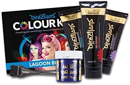 La Riche Directions Colour Kit Inc Shampoo, Hair Dye &amp; Conditioner 100ml-Lagoon Blue by La Richie