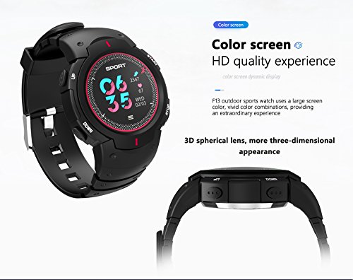 Hulorry Smart Wristband Waterproof, Fitness Tracker Sport Bluetooth Smartwatch Multi-Sport Mode Blood Pressure Heart Rate Sleep Monitor Message Reminder for iOS & Android,Red - Thumbnail 7
