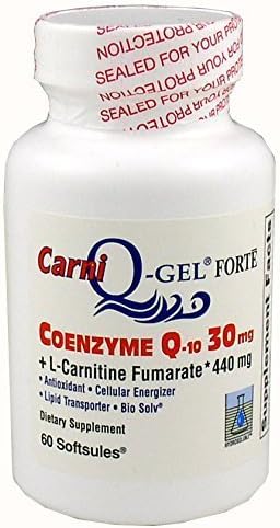 Carni Q-Gel??(L-Carnitine and Q-Gel CoQ10 / 60 Softgels) by Tishcon