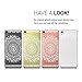 kwmobile Crystal Case Compatible with Sony Xperia XA - Hard Durable Transparent Protective Cover - Flowers White/Transparent