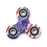Yeahbeer Hand Fidget Spinner Toy Stress Reducer and Perfect for ADD, ADHD, Fidget Work Ultra Fast Bearings, Flag