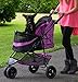 Pet Gear No-Zip Special Edition 3 Wheel Pet Stroller for Cats/Dogs, Zipperless Entry, Easy One-Hand Fold, Removable Liner