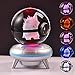 3D Crystal Ball LED Night Light Base Changes Color Toy Night Light Child Christmas Present