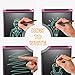 NEWYES 8.5 Inches LCD Writing Tablet Set of Two with Lock Function Office Whiteboard Bulletin Board Kitchen Memo Notice Fridge Board Magnetic Daily Planner Gifts for Kids (Black+Lanyard)