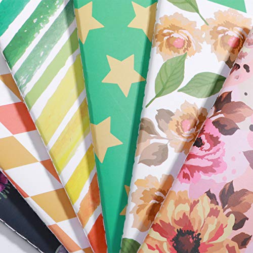 NUOLUX Small Pocket Notebook Mini Lined Memo Paper Book/Journals/Diary,3.5"x5.5",6 Pack