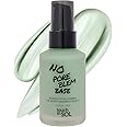 TOUCH IN SOL Redness Correcting Base Primer 1.01 fl.oz. - Pore Minimizing Green Toned Makeup Base - Tone Neutralizing before Foundation - Minimize Rosacea, Redness - No Pore Blem Primer Base